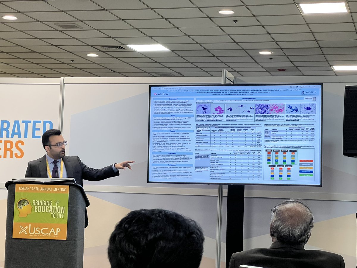 Moderated session by Dr. Sheikh. 
<a href="/EinsteinPath/">Einstein Montefiore Pathology</a> #USCAP2024 #PathTwitter
