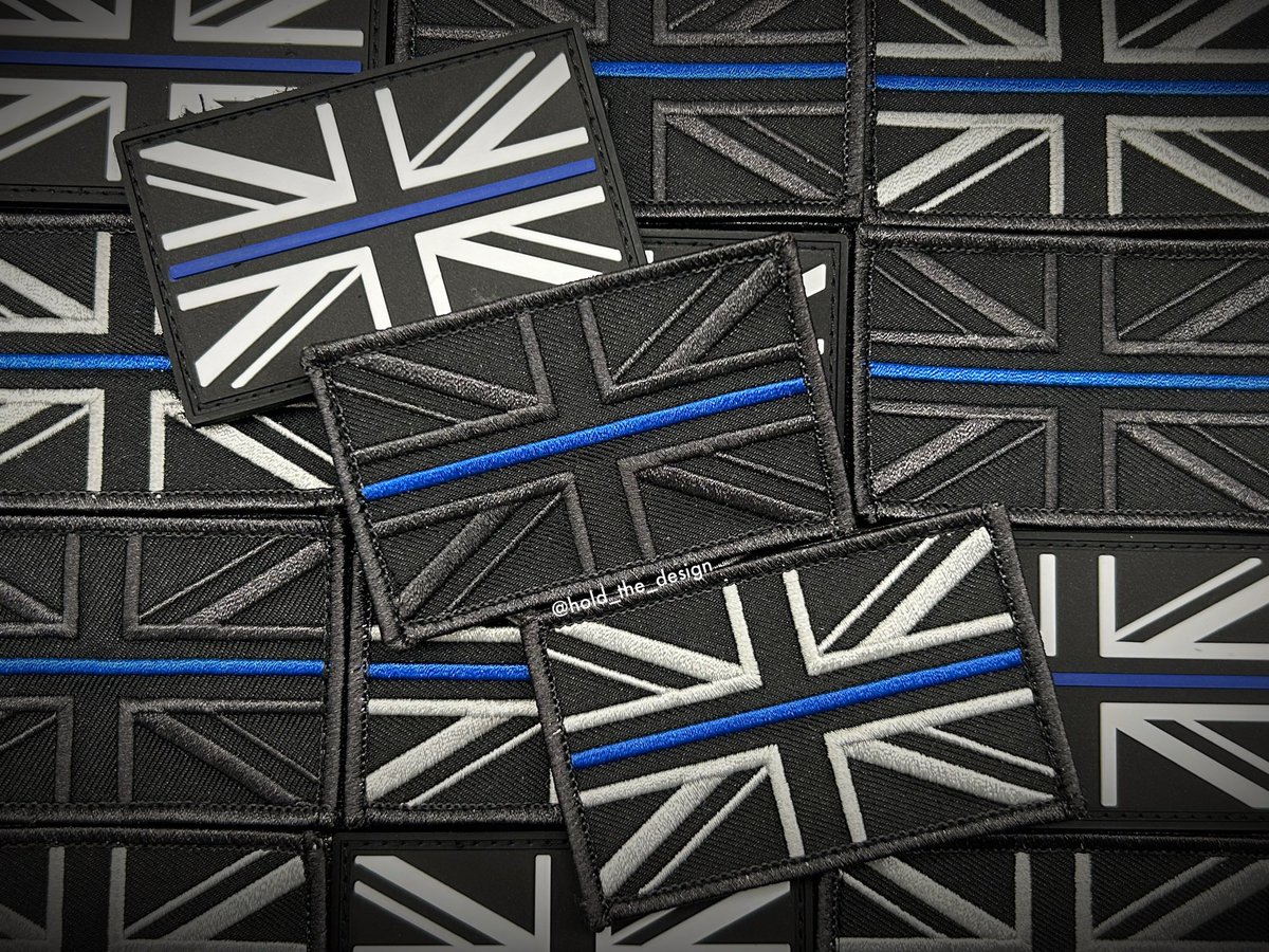 holdthedesign's tweet photo. Thin Blue Line Union Flag patches in stock! All Velcro backed. Available from https://t.co/xGntrjXqaz ๐ฎ๐ปโโ๏ธ ๐ฎโโ๏ธ
.
#policefamily #thinblueline #999family #police #ukpolice #policeofficer #cop #cops #policepatch https://t.co/62QjAcLuQO