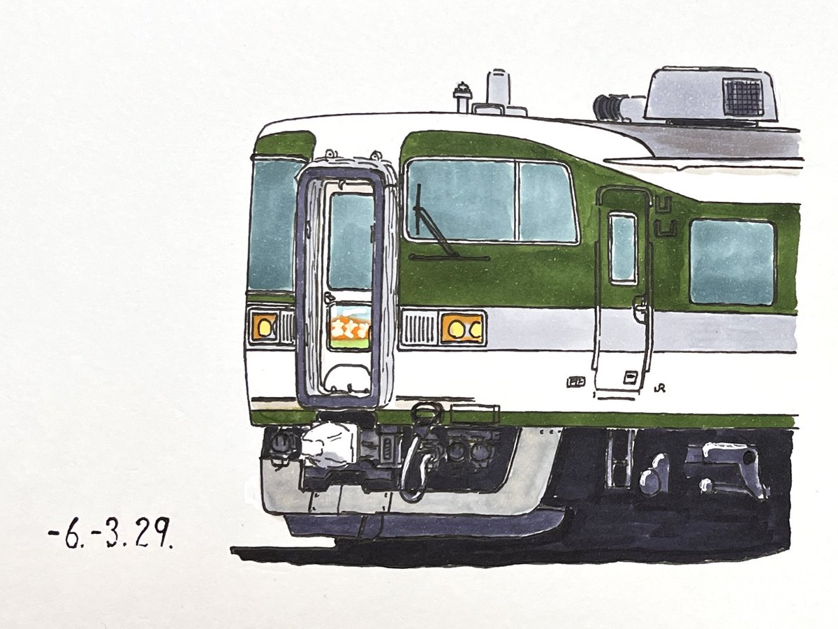 187系。 計画だけで終わっただけに、ごく僅かなイメージパースを頼りに