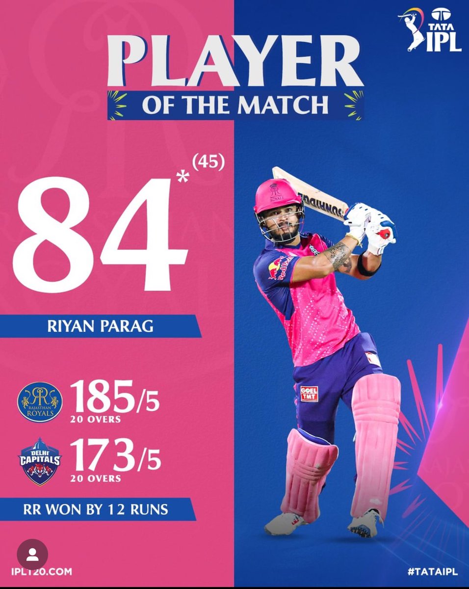 All guns blazing 🚀🚀

Superb knock by the youngster 🙌

#RRvDC