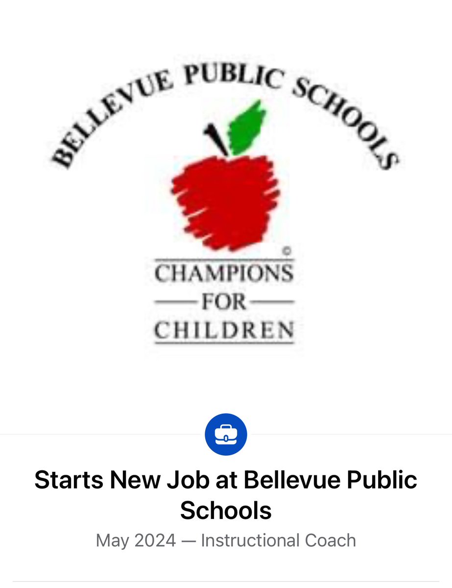 I’m beyond ecstatic to pursue leadership opportunities within Bellevue Public Schools, and remain “home” with both incredible staff and students, serving as Birchcrest’s Instructional Coach for the 2024-2025 school year! 🐯❤️ @BellevueSchools #TeamBPS #bpsne #bctigers