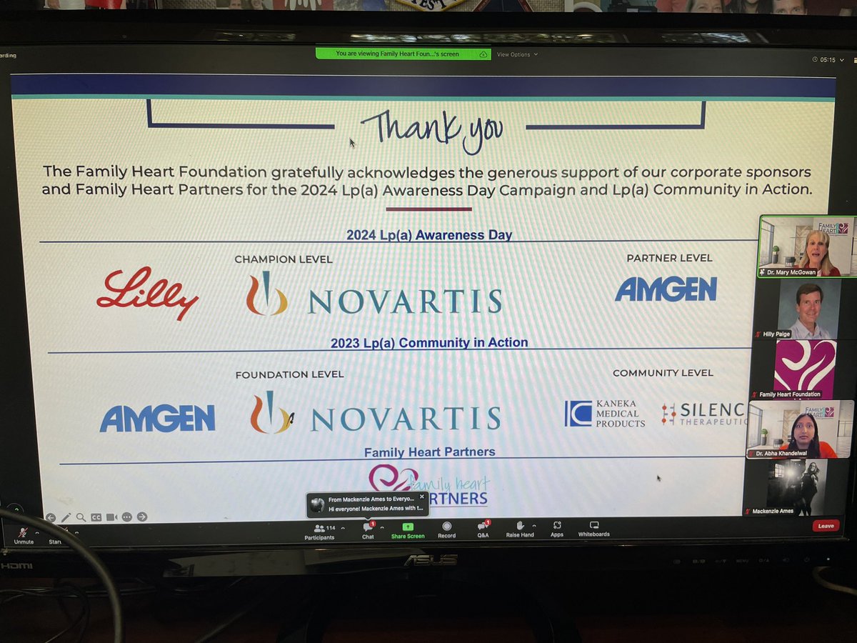 #KnowLpa Did you miss our live webinar with @heartdocabha and @TheFHFoundation CMO @DrMaryMcGowan? ✅ out the recording of this very informative program!👇🏻 Lipoprotein(a): Who's Most at Risk youtu.be/D7_VQQY6aTw?si… via @YouTube @KAWilemon @joshuawknowles @Stanford_WIC