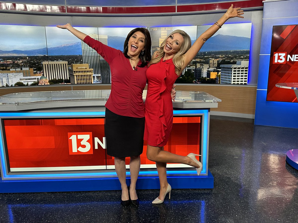 Wearing red for our boys, @ArizonaMBB 🏀 The “Val & Al” show at 3 o’clock is cut short today because the Cats are on the court! Watch them play in the Sweet 16…LIVE on @KOLDNews …tip off at 4:09 pm.