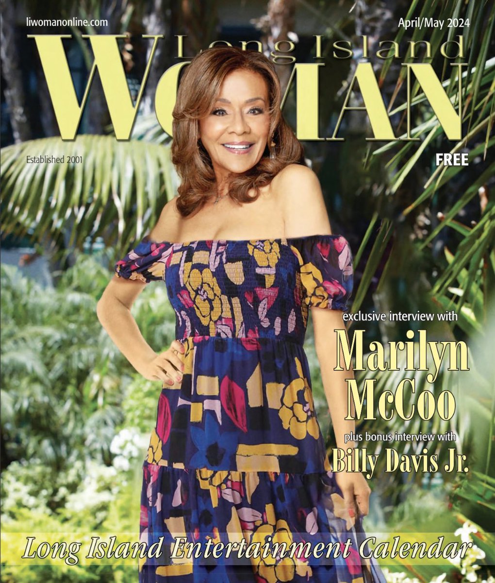 Look who is on the cover of Long Island Woman! Thank you Arie Nadboy for sharing our story and highlighting our upcoming Long Island show with fellow Grammy winner & Rock n Roll hall of famer, Darlene Love, 4/12 at Patchogue Theater! Click for full story: issuu.com/longislandwoma…