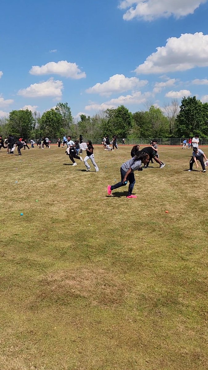 First Knight Egg Hunt with 1500+ eggs <a href="/kahlams/">Kahla Middle School</a> #EveryKnightEveryDay