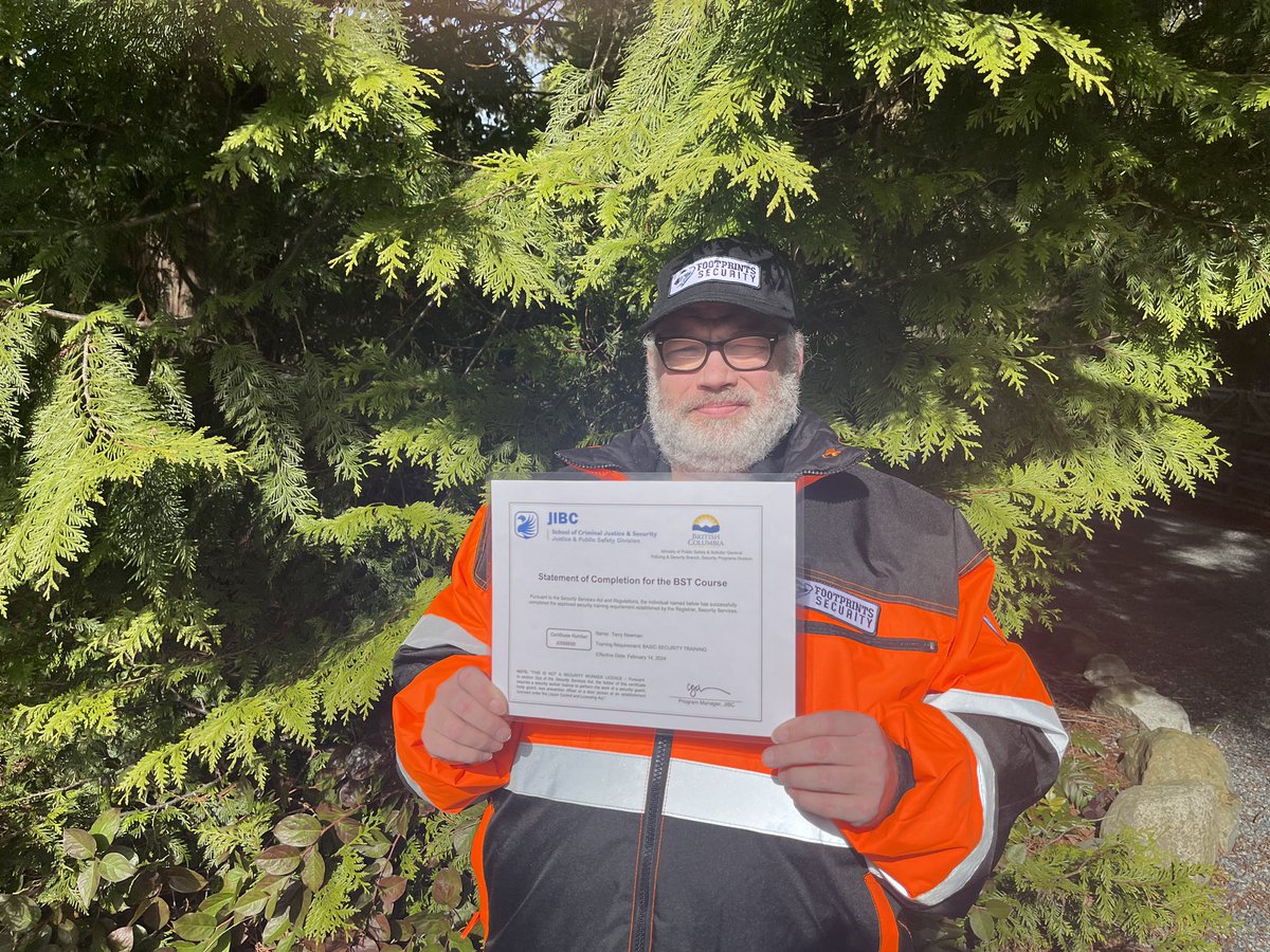 From NACL #EmploymentServices: The awesome hits just keep coming! Here’s TN with his security guard license and regalia. We’re so happy to support him in this aspect of his employment journey! 🤩👍 #Learning #Certifying #ThisIsRealLife #ThisIsPCP
