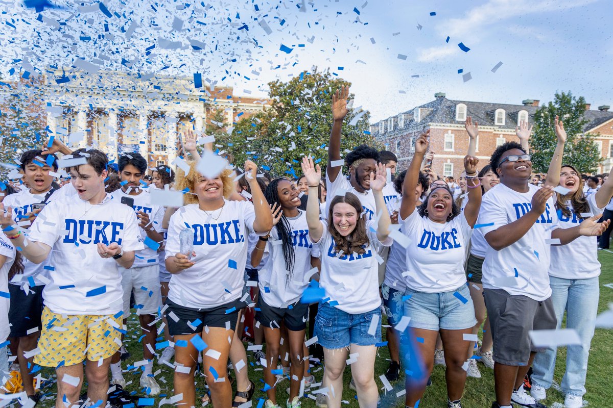 Congratulations to the Class of 2028!!! We are so excited for you to join the Duke Family. 💙😈 #Duke2028 #DukeFamily #DukeStudents