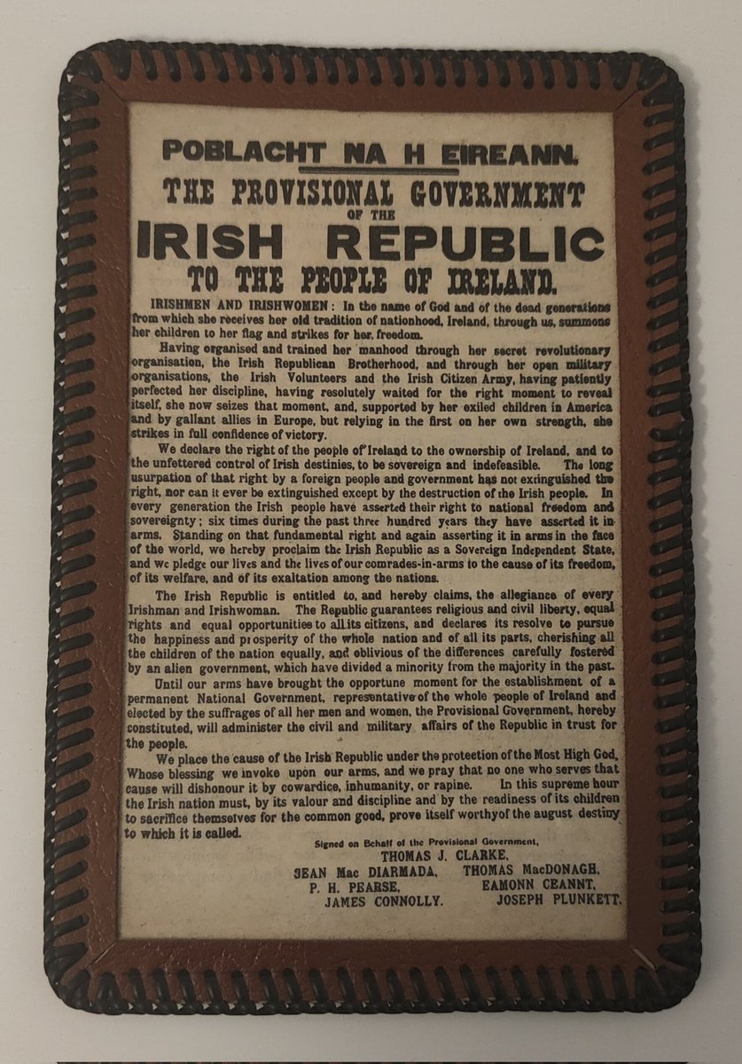 Poblacht na hÉireann Easter Proclamation made in Magilligan prison in 1975