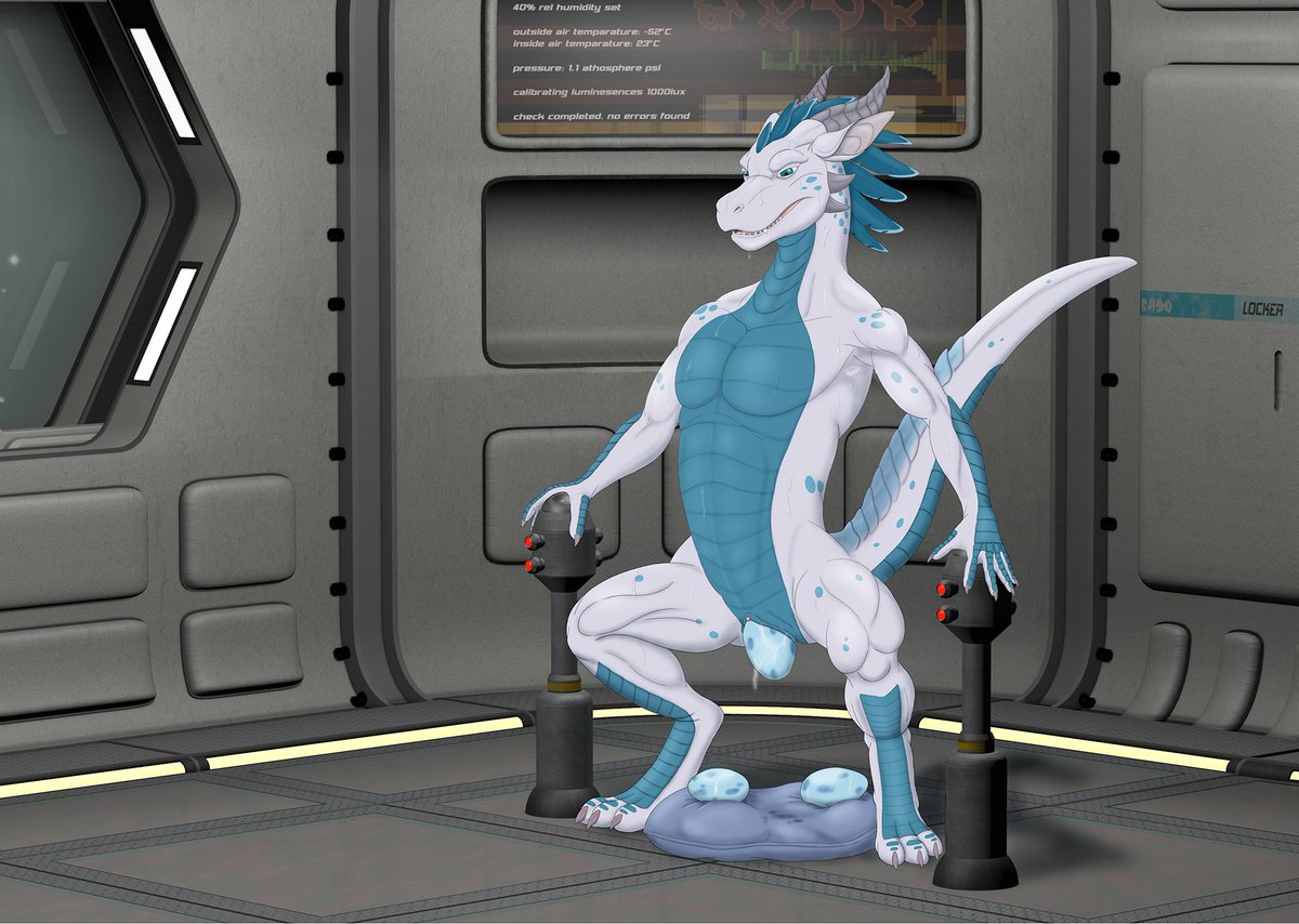 Commission for ZiraDakota  in FA, of their OC  laying eggs; per the request it was to be a somewhat laborious process, so drew her in some chamber and with hand supports to hold on  during the process, and have gravity assist with the egg laying. #furryartwork