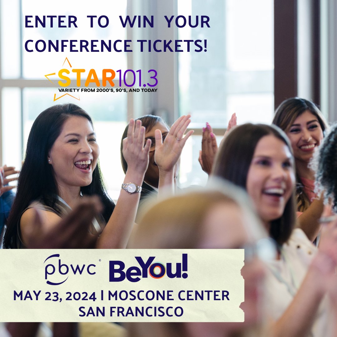 pbwc's tweet photo. Win a pair of tickets to PBWC’s 35th Anniversary Conference, BeYou! Join us at the historic Moscone Center in San Francisco on May 23 for an experience of a lifetime.  

Enter now! https://t.co/V2gbL9VVE0

#PBWC #BeYouPBWC #WomenEmpowerment #WomensConference #SanFrancisco https://t.co/rqZ4ASQRJi