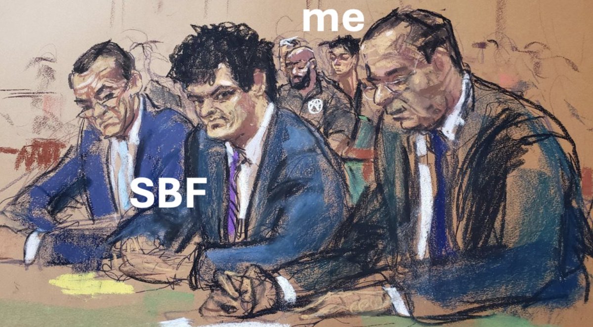 I attended the SBF trial. It was one of the most mind-blowing experiences of my life. Seeing him get a 25 year sentence today is as surreal as it felt sitting right behind him in that courtroom. Here’s my story of that day: