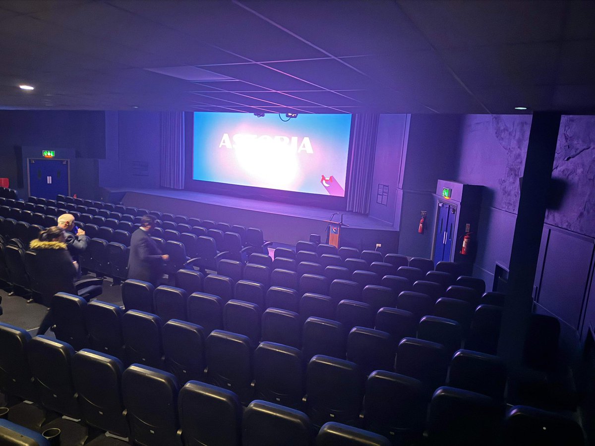 What a great night at the newly refurbished Astoria Cinema Ayr. Happy to represent @southayrshire with colleagues at tonight’s opening event celebrating collaboration of public and private sector working and viewing of @GBFrozenEmpire