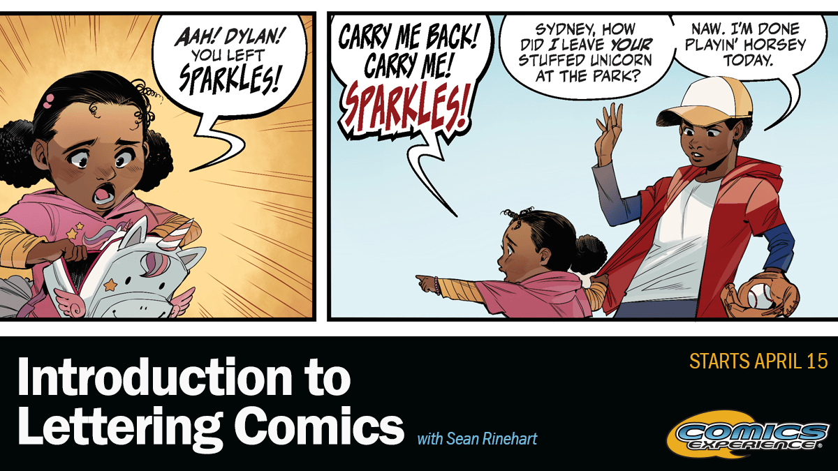 Ready to level up your comic lettering skills? Join <a href="/seanrinehart/">Sean Rinehart</a> as he shares insider tips and techniques. Don't miss out: bit.ly/3hdtJ5W #indiecomics #imakecomics