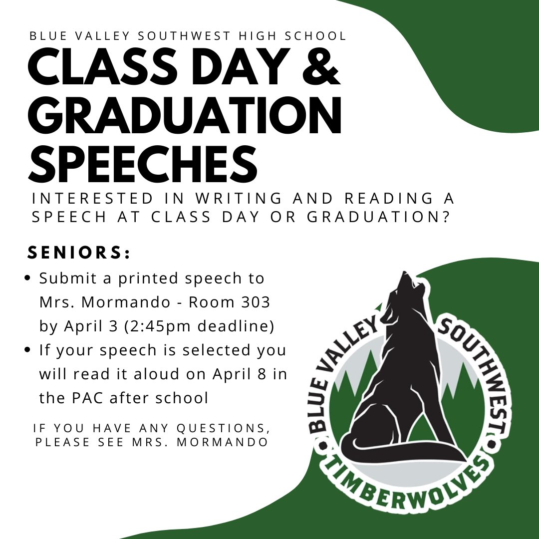 Blue Valley Southwest High School (@swtimberwolves) on Twitter photo 