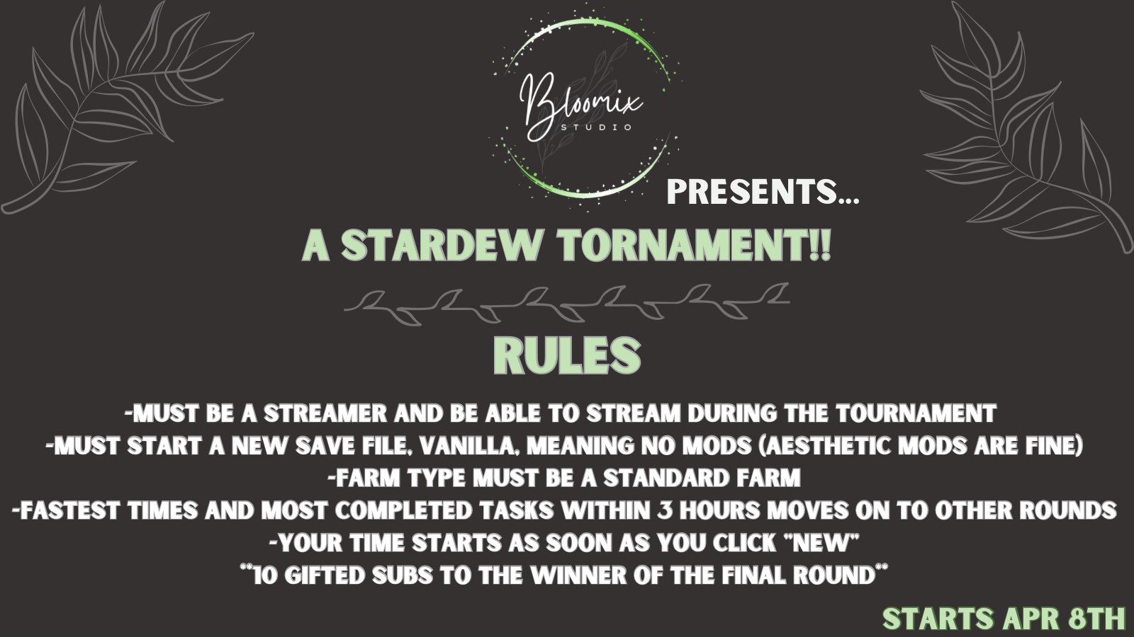 Bloomix Studio on X: &ldquo;our first Stardew Valley Tournament!! All 