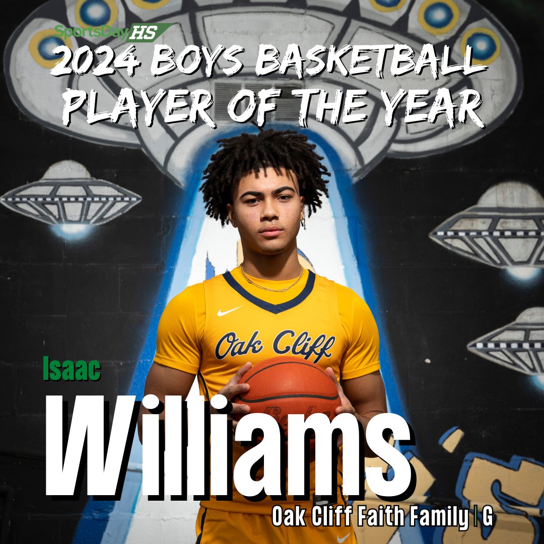 🏀🗑️🏀🗑️2023-24 all-area boys basketball Player of the Year: Faith Family’s Isaac Williams Read more from our @t_myah below 👇 dallasnews.com/high-school-sp…