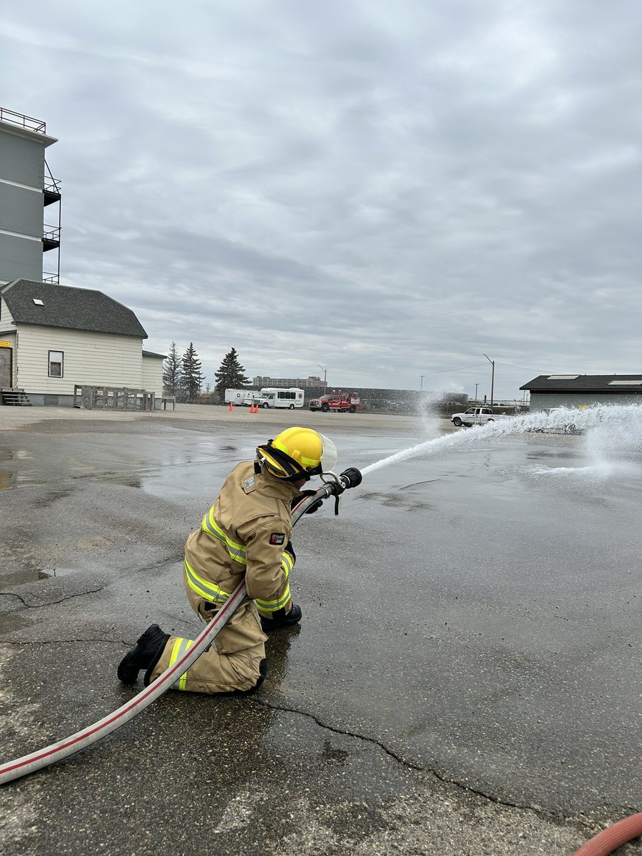 The RFPS firefighter recruit class is currently going through a 5 week orientation program in our Education and Training Branch. This process helps prepare them for their future roles as firefighters in the City of Regina. #YQR