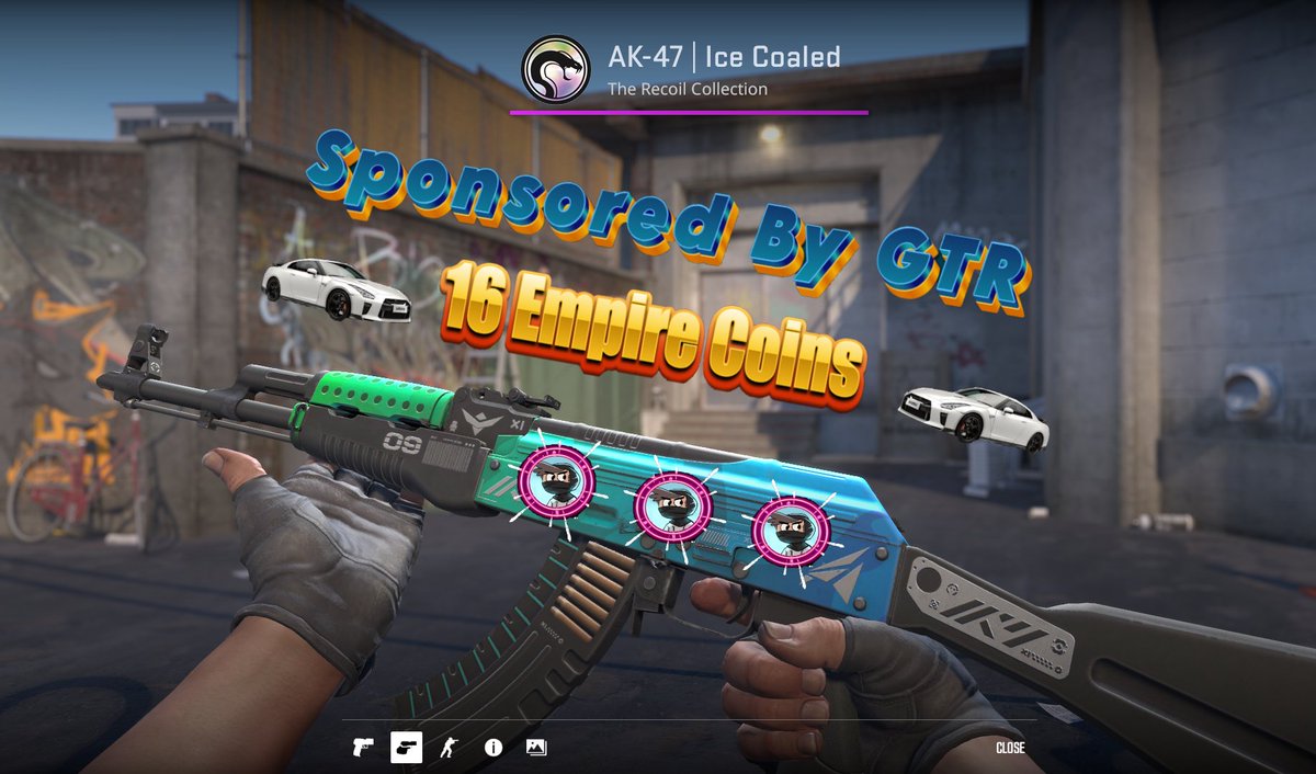 ⭐️Sponsored by @SUPREMEMASTERYT ⭐️ 👉Ak-47 Ice Coaled/16 Empire coins 🪙 ✅Follow @SUPREMEMASTERYT /Retweet ☑️Subscribe/Like (Show proof-Full page) youtube.com/watch?v=LWoJ0g… ⏰Rolling in 3 Days #CS2 #CSGO #CSGOGiveaway #cs2giveaways