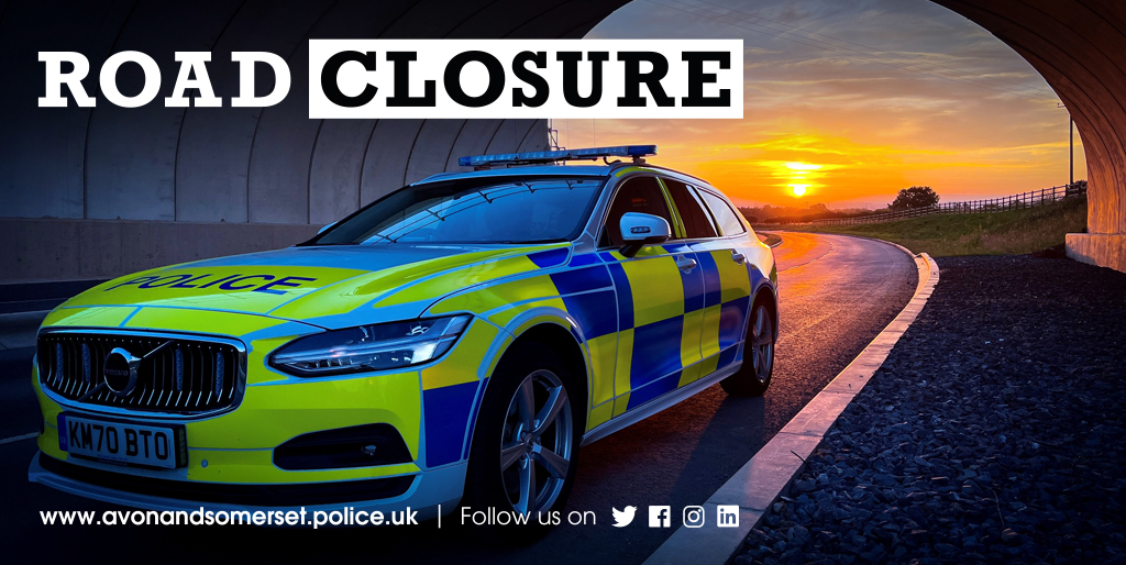 The A367 Bath New Road, near Radstock, has been closed in both directions this morning (Friday 29 March) following a single-vehicle collision. Emergency services and the road is closed between the junctions of Bath Old Road and Skinner's Hill, with a diversion via Bath Old Road.