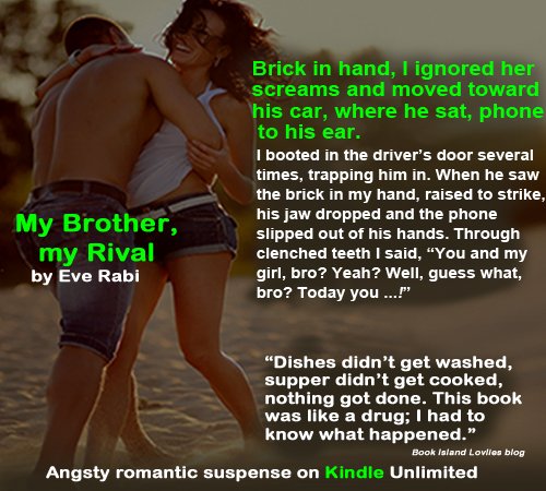 EveRabi1's tweet image. “There are very few books that can make me cry. Ugly cry. I’m giving this a perfect 10” Whatever her choice there will be heartbreak #Romance #Suspense #LoveTriangles #MyBrotherMyEnemy Books by #EveRabi #Tearjerker #RomancewithInfidelity on KindleUnlimited amzn.to/ImrIBS