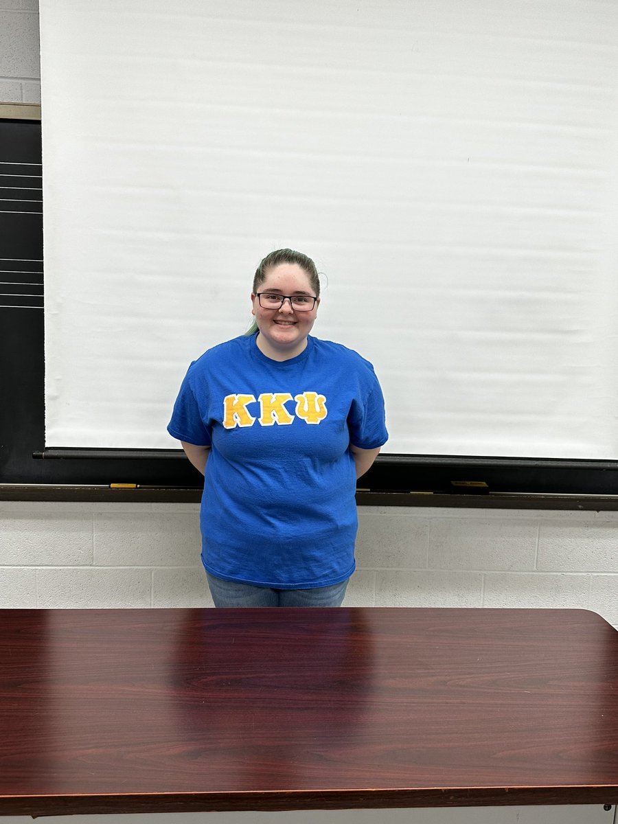 KKPsiCUP's tweet photo. The Brothers of Epsilon Phi wanted to give a warm welcome to Cheyenne! Our new VPS! Thank you so much for taking up the position! https://t.co/fkNlHlaaZb