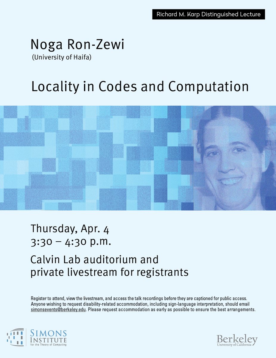 Next Thursday, 4/4. Register to attend or watch the livestream. simons.berkeley.edu/events/localit…