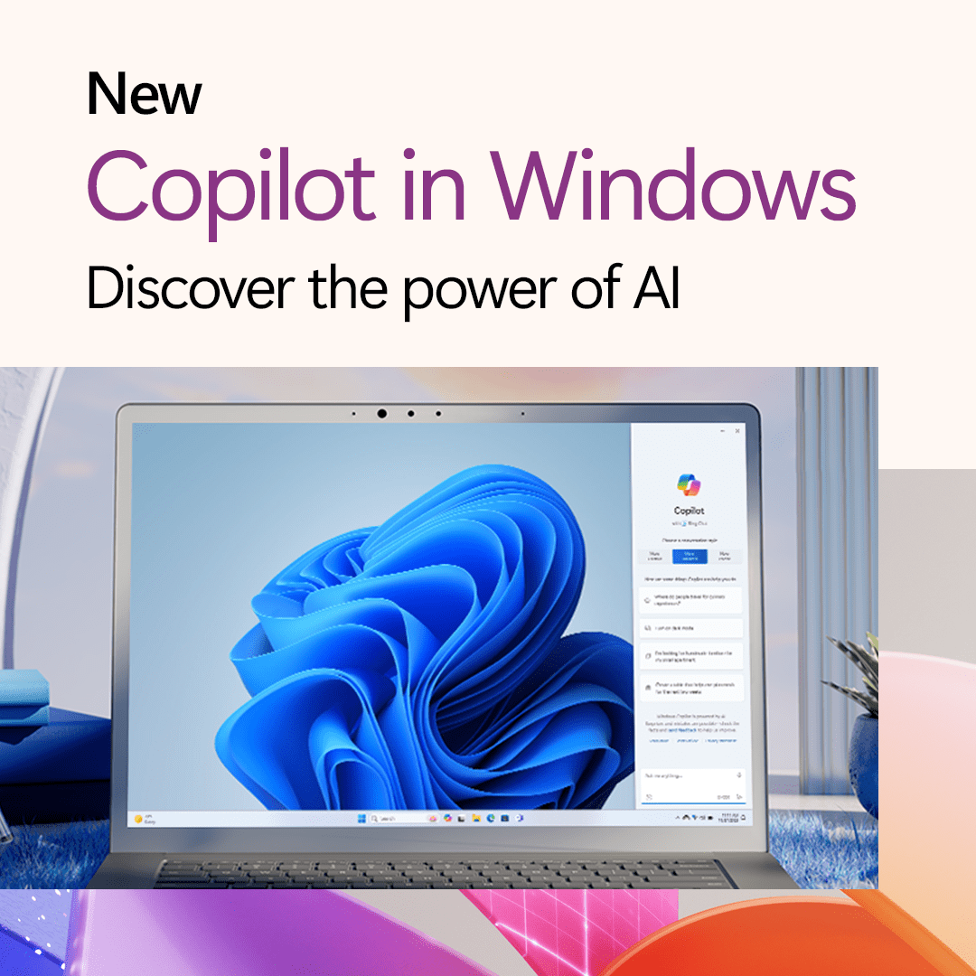 Save time and boost efficiency with #AI-powered features in Windows 11: msft.it/6010cUXzC #Copilot