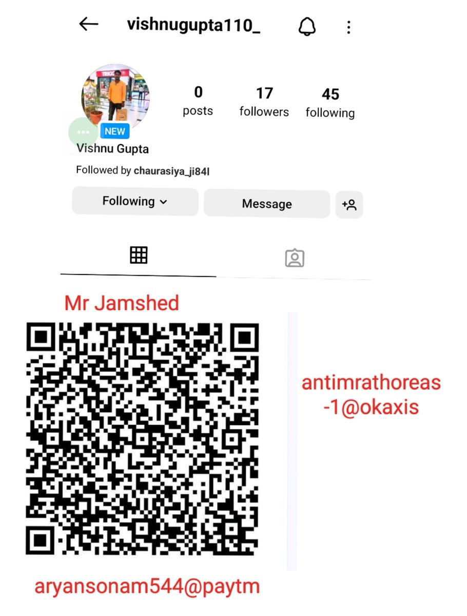 arjun_kunwar_'s tweet photo. @Cyberdost  @cyberpolice_up @112UttarPradesh @Uppolice  @gorakhpurpolice Instagram से मेरे एक दोस्त की फर्जी 🆔  बना के msg कर  पैसे की मांग कर रहा। ये कुछ दिनों से और भी लोगो को ठगी का शिकार बना चुका है
इस पर उचित कारवाही कर और लोगो को ठगी के शिकार बनाने से बचाए। https://t.co/xryaiJ2zVy