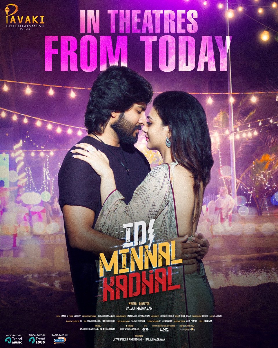 Pavaki Entertainment (@pavakihouse) on Twitter photo In Cinemas from today..!Book your seats ποΈ
Directed by <a href="/iBalajiMadhavan/">Balaji Madhavan</a>
Produced by <a href="/pavakihouse/">Pavaki Entertainment</a>
#IMK
<a href="/cibychandran/">Ciby Bhuvana Chandran</a> <a href="/YasminPonnappa/">Yasmin Ponnappa</a> <a href="/bt_bhavya/">Bhavya Trikha</a> <a href="/editoranthony/">Lewellyn gonsalvez</a> <a href="/SamCSmusic/">πππ π π</a> <a href="/artdirectorbala/">Balasubramanian</a> <a href="/jayachanderjc/">jayachander</a> <a href="/immasterdinesh/">Dinesh choreographer</a> <a href="/jayadithyaoffl/">Jay Adithya</a> <a href="/PhotographyLnc/">LNC Photography</a> <a href="/idiamondbabu/">Diamond Babu</a> <a href="/prosathish/">Sathish</a> In Cinemas from today..!Book your seats ποΈ
Directed by <a href="/iBalajiMadhavan/">Balaji Madhavan</a>
Produced by <a href="/pavakihouse/">Pavaki Entertainment</a>
#IMK
<a href="/cibychandran/">Ciby Bhuvana Chandran</a> <a href="/YasminPonnappa/">Yasmin Ponnappa</a> <a href="/bt_bhavya/">Bhavya Trikha</a> <a href="/editoranthony/">Lewellyn gonsalvez</a> <a href="/SamCSmusic/">πππ π π</a> <a href="/artdirectorbala/">Balasubramanian</a> <a href="/jayachanderjc/">jayachander</a> <a href="/immasterdinesh/">Dinesh choreographer</a> <a href="/jayadithyaoffl/">Jay Adithya</a> <a href="/PhotographyLnc/">LNC Photography</a> <a href="/idiamondbabu/">Diamond Babu</a> <a href="/prosathish/">Sathish</a>