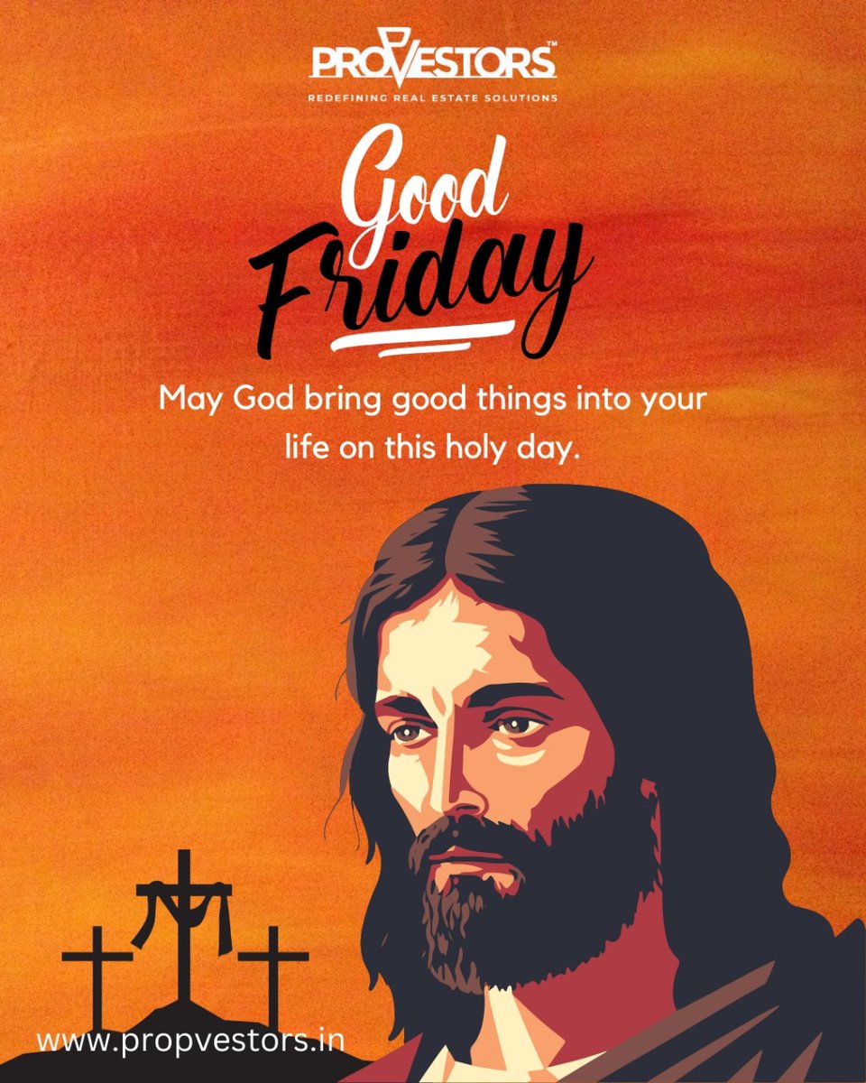 May the grace of Good Friday shine upon you✝️ #goodfriday #PropVestors #GoodFriday2024 #maygodblessyou