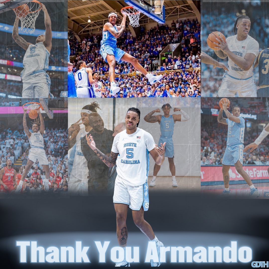 Thank you for being a Tar Heel, we’re so fortunate that you chose to wear Carolina blue. 🏀🐏