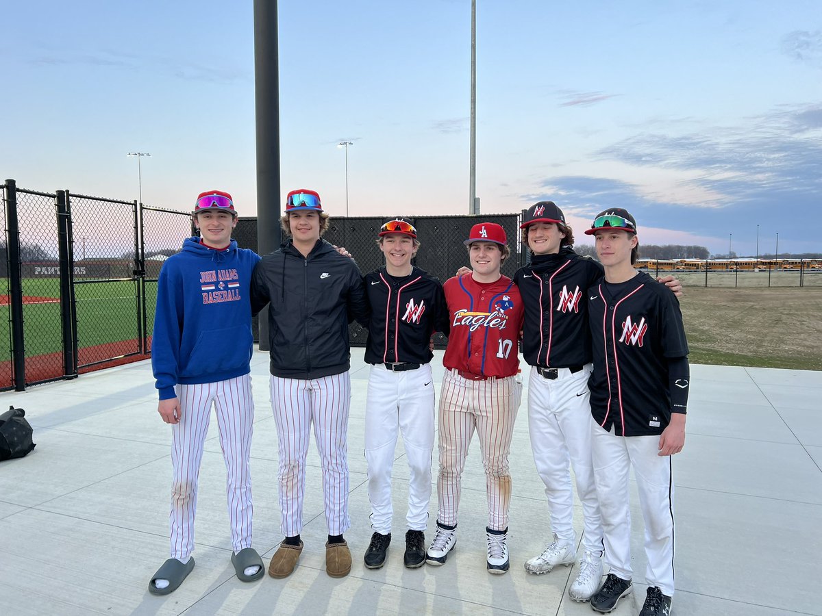 One of the greatest things of travel ⚾️ is the friendships that are made on and off the field. These 6 guys competed their tails off today with @JABaseballSB coming away with a 2-0 victory. Good luck the rest of the season, look forward to all the success stories!