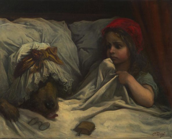 'Little Red Riding Hood' by #gustavedore, 1862

#painting #fairytale