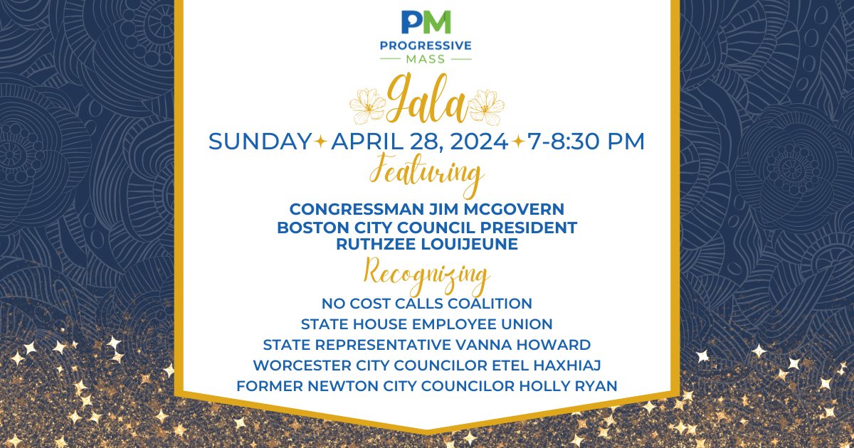 Our annual awards evening&fundraiser is a month away! Keynote speakers: @McGovernMA and @Ruthzee Honorees: No Cost Calls Coalition, @BeaconHillUnion, @RepVannaHoward, @Etel_Haxhiaj, @HollyRyanMA April 28, 7pm Virtual so that all can join! #mapoli secure.actblue.com/donate/pmgala24