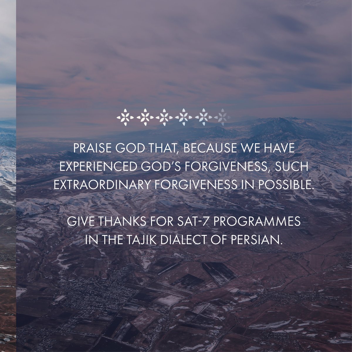 On #GoodFriday,we remember #forgiveness at the heart of the #Gospel.Alborz* from #Tajikistan shared how he forgave those who killed his brother for being #Christian after reading the Sermon on the Mount.“It deeply impacted me...my heart softened, and I forgave the extremists.”