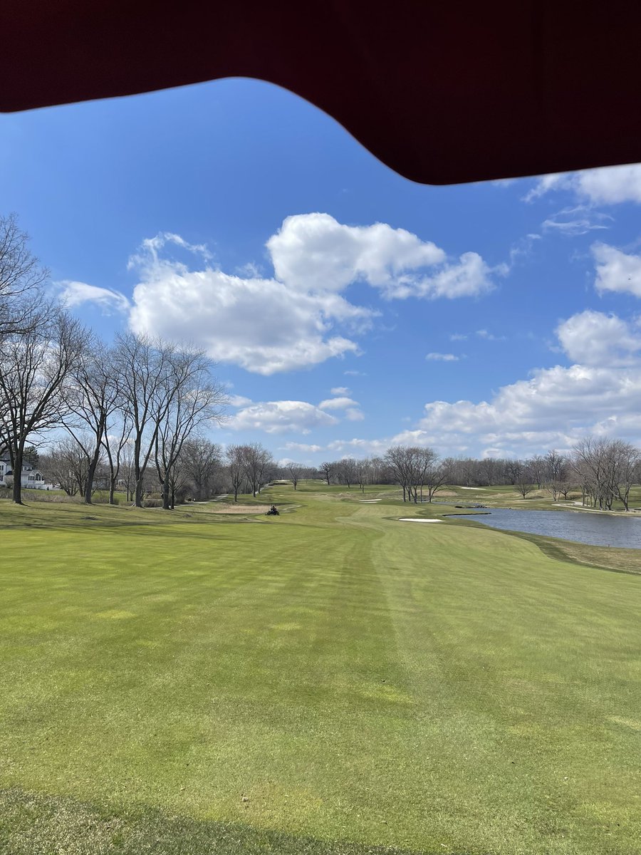 First cut on fairways at the new gig⛳️
