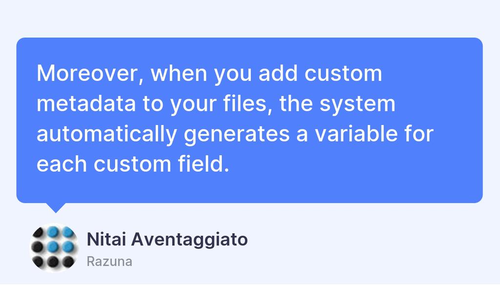 thenitai's tweet image. Razuna is here to simplify your Digital Asset Management.

Read the full article: Now available: Custom Fields
▸ lttr.ai/AQwLy

#CustomFields #CustomField #CentralizedPlatformDesigned #DigitalAssetManagement #BrandManagementSolutions #AssetManagementStrategy