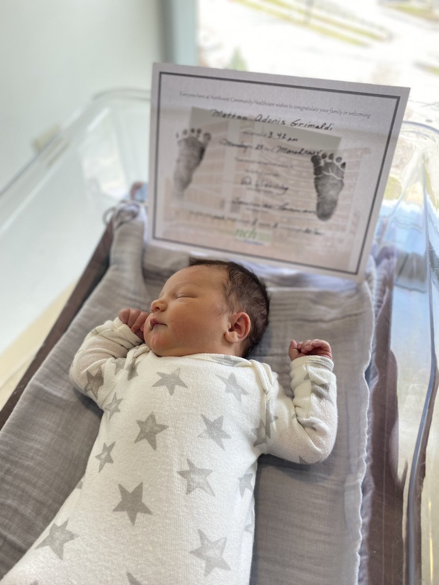 Introducing our son, Matteo Adonis Grimaldi 🩵 We were blessed to welcome him into the world earlier this week! Arriving a few days early & looking just like his dad, we are excited to raise our little gift from God. Dad scored 2 goals last night to celebrate Teo’s 1st game!