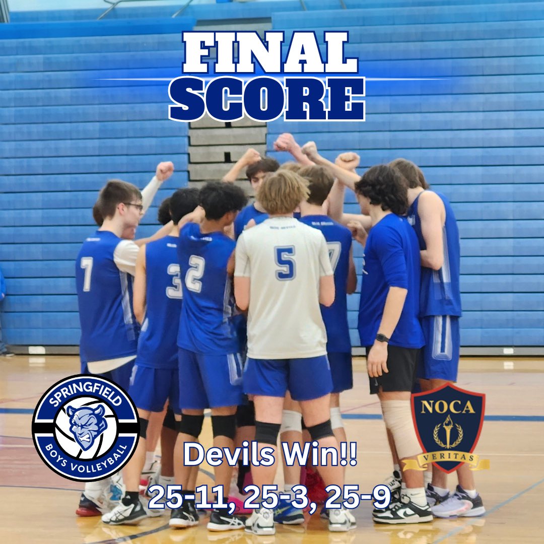 Devils Win!!!!! 👏🏻👏🏻🏐

Have a great Spring Break everyone!!! ☀️

#ohsaaboysvolleyball #boysvolleyballisback #springfieldboysvolleyball #springfieldstrong #growthesport #brickbybrick