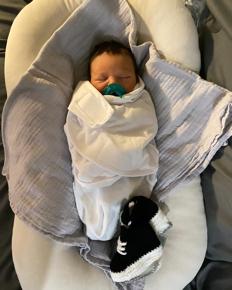 Introducing our son, Matteo Adonis Grimaldi 🩵 We were blessed to welcome him into the world earlier this week. He arrived a few days early and we are so excited to finally meet him! We can’t wait to raise our little gift from God and watch him grow up!