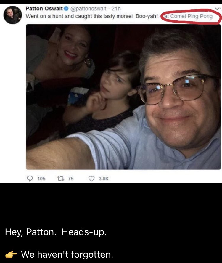 ProjectChaney's tweet image. P I Z Z A G A T E.

We ready to have a real conversation about it, yet? #7yearslater

Without all the gaslighting and censorship?

Before the took our accounts, they took our hashtags. Like…

#PizzaGate #jamesalefantis #johnpodesta #wikileaks #anthonyweinerlaptop #cometpingpong