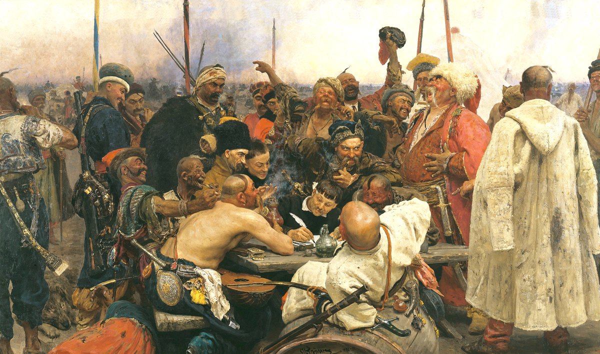 Gm 'Cossacks of Saporog Are Drafting a Manifesto' by Ilya Repin