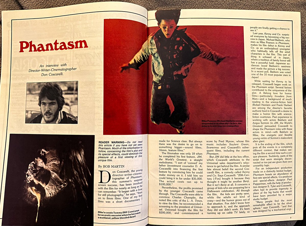 hellbenthorror's tweet image. (2 of 8) Made for a mere $300,000, the movie had car stunts, explosions, crazy special effects, multiple locations and set pieces, defying limitations and also brazenly served up a nonlinear narrative. @DonCoscarelli