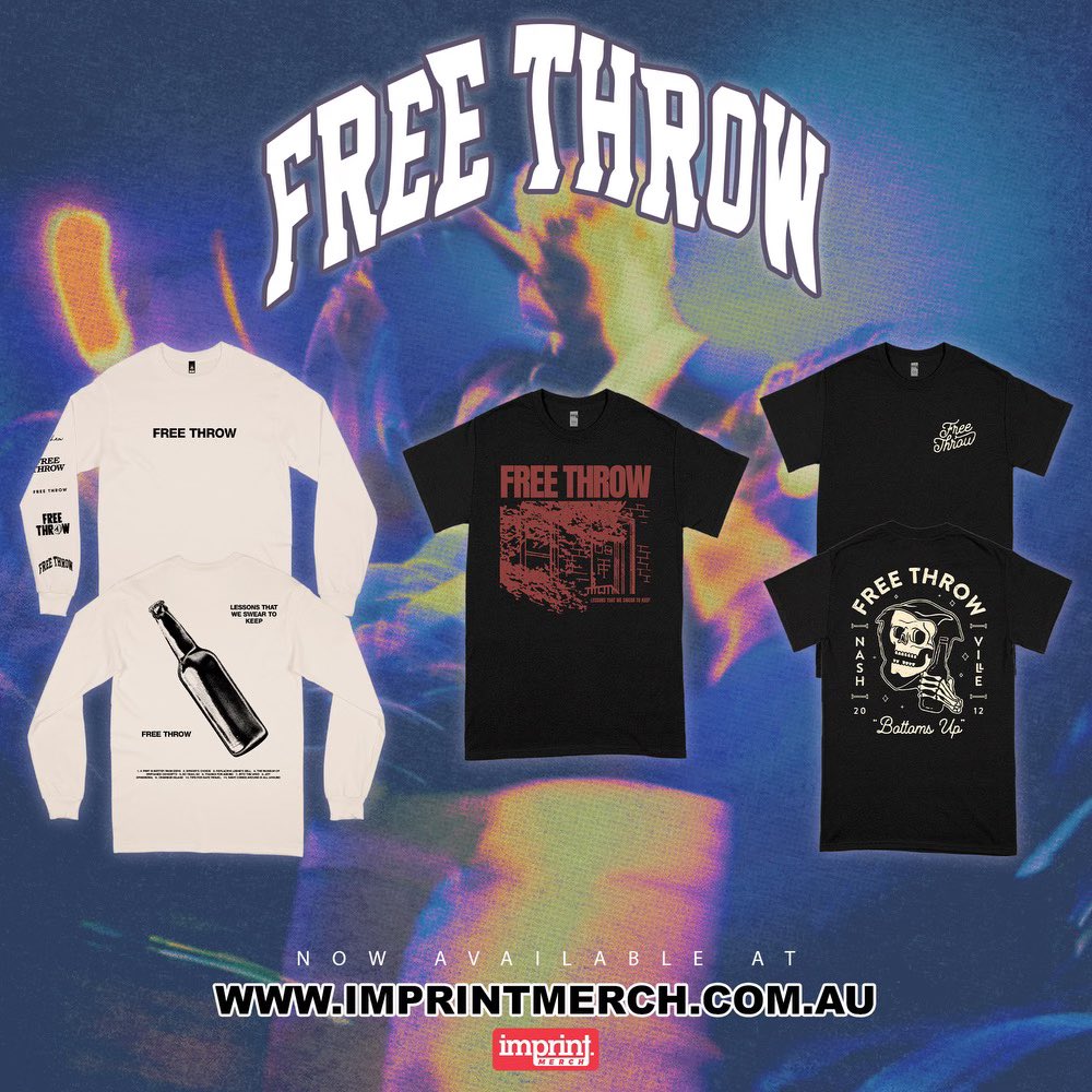 Australia! We have some leftover tour merch over at @imprintmerch go check it out at imprintmerch.com