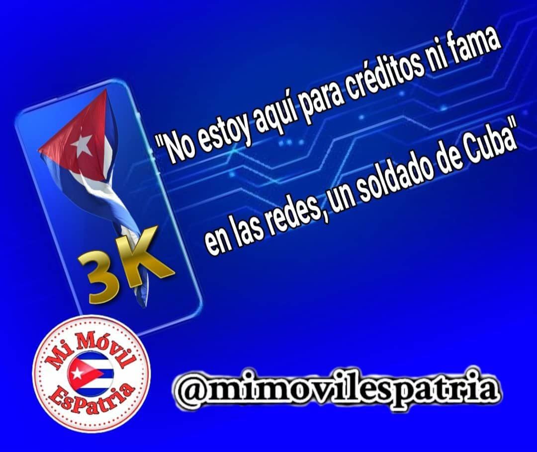 Seguimos sumando y luchando en las redes #UnidosXCuba. @mimovilespatria