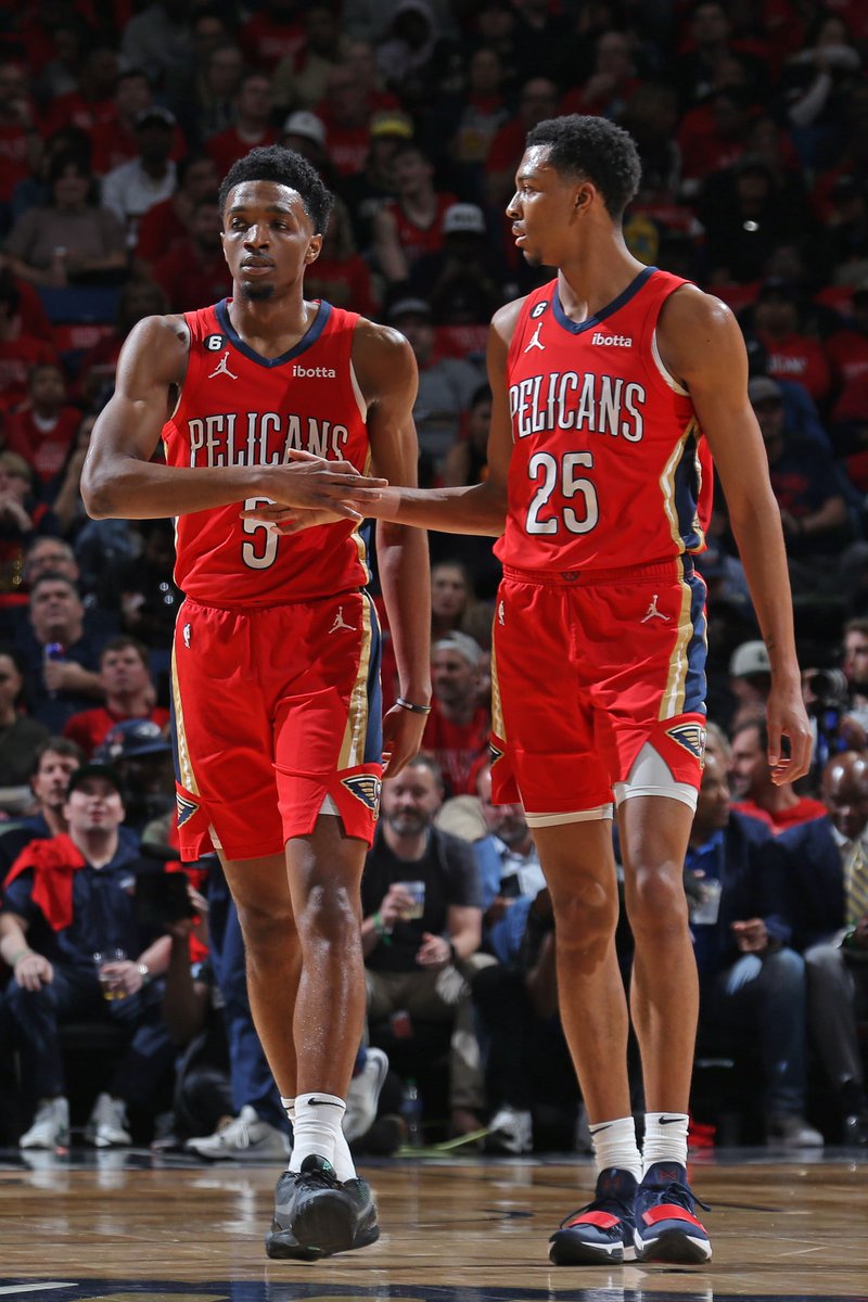 #NBA Defensively:
Herb Jones & Trey Murphy III ♻️ 
2009 Shane Battier & Ron Artest 

I can't wait for the world to witness this duo on a mainstream commercial level in the playoffs 💯 
#Pelicans #Rockets