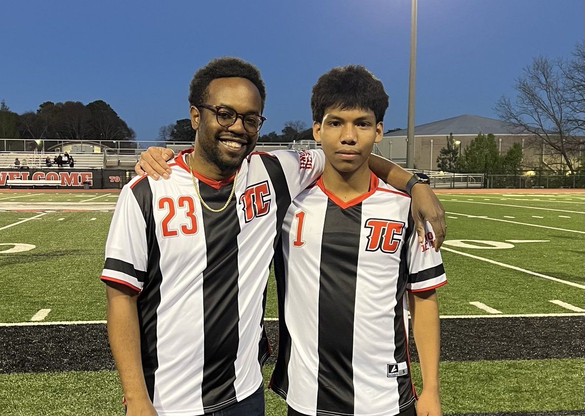 From 5th grade to high school, still show up for this guy! Proud to watch my former student from @hapevillehawks shine on the soccer field for @Tri_CitiesHigh 🌟⚽ #ProudTeacher #hapevillehawks #wherethemagichappens @DrCSLPadgett @PrincipalThom