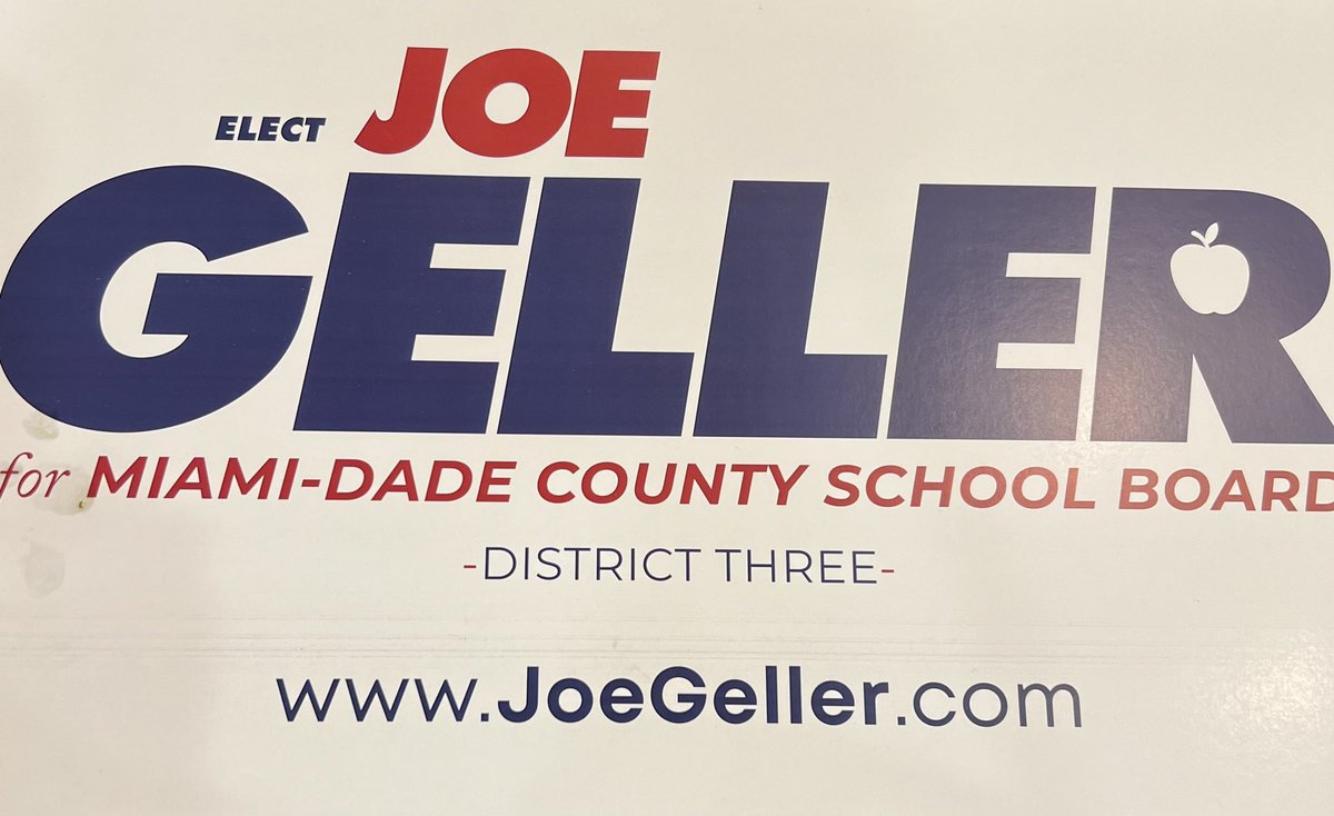 The Miami-Dade Public Education Caucus is thrilled to support Joe Geller for the Miami-Dade County School Board in District 3. We know he will be a fierce protector of public schools and education.

Congratulations on this incredible campaign kickoff!