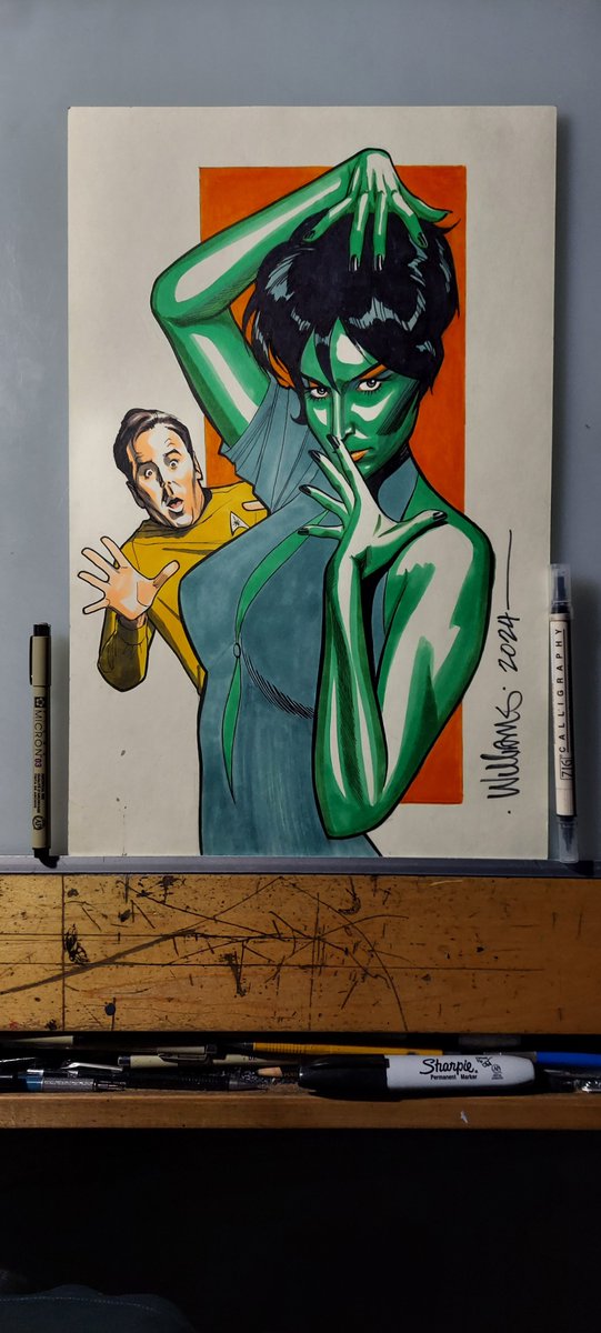 David Williams (@dwamsart) on Twitter photo My contribution to the nerdfest that was Star Trek themed on GraybeardsStudio with...
<a href="/aaronlopresti/">aaronlopresti</a> <a href="/gmartinink/">Gary Martin</a> with special guest the super talented <a href="/Aniekanreloaded/">Aniekan Udofia</a> and also joining us was special needs guest <a href="/gnolan12/">Graham Nolan 🇺🇸</a> My contribution to the nerdfest that was Star Trek themed on GraybeardsStudio with...
<a href="/aaronlopresti/">aaronlopresti</a> <a href="/gmartinink/">Gary Martin</a> with special guest the super talented <a href="/Aniekanreloaded/">Aniekan Udofia</a> and also joining us was special needs guest <a href="/gnolan12/">Graham Nolan 🇺🇸</a>