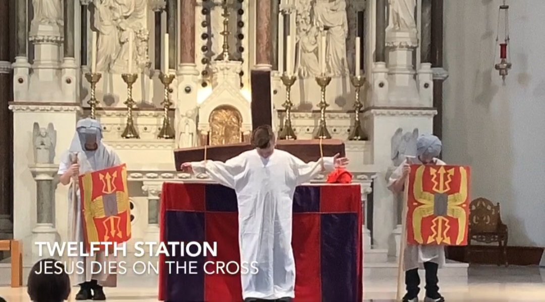Our fantastic #P7 team and #SchoolChoir retold #TheEasterStory beautifully on Tuesday at #StPatricksParish, #Belfast🙏

Thank you to everyone who attended and of course, well done to everyone involved!

We all wish you a blessed and #HappyEaster 💜💚